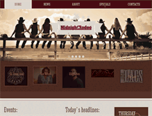 Tablet Screenshot of midnightrodeo.net